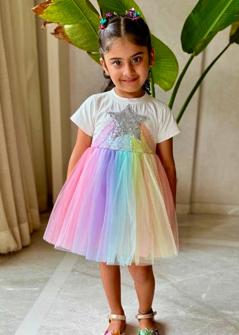 Starry Rainbow Tutu